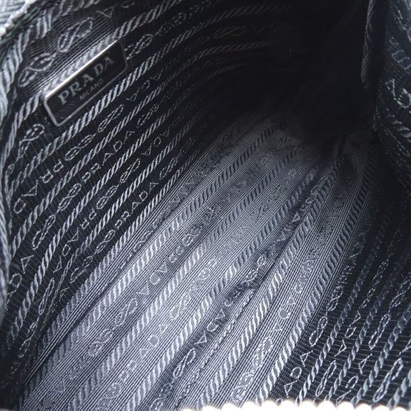 PRADA Prada Re-Edition 2005 Re-Nylon 1BH204 2Way Bag Nylon x Leather NERO Bla... - Picture 7 of 10